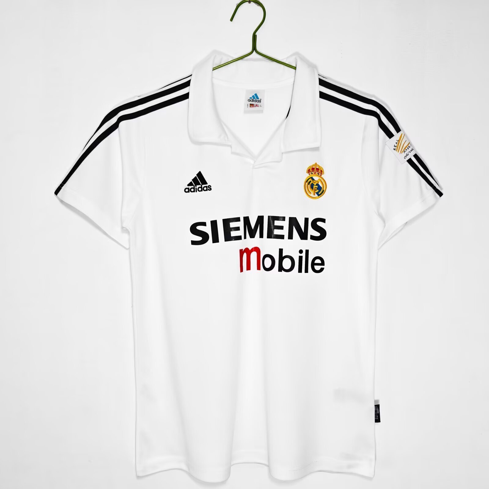 AAA Quality Real Madrid 02/03 Home Sponsor Soccer Jersey